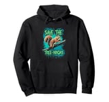 Save The Tree Ninjas, Funny Squirrel Pullover Hoodie