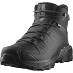 Salomon X Ultra Snowpilot Chaussures Imperméables de randonnée pour Homme, Stabilité sur la neige, Chaleur longue durée, Protection optimale pour l’hiver, Black, 40 2/3