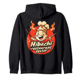 Hibachi Grill Teppanyaki Barbeque Japanese Cuisine Zip Hoodie