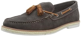 Silver Street London Men's Milford Loafer, Grey, 12 UK