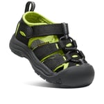 KEEN Newport H2, Sandale Mixte Enfant, Black/Lime Green, 19