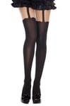 Collant Fantaisie Effet Bas Opaque Avec Jarretelles 7298 Music Legs