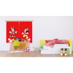 Upptäck Disneys Minnie Mouse-gardiner Denna Minnie Mouse-gardin består av 2 delar vardera 90x160 cm hög med en