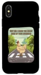 Coque pour iPhone X/XS Chicken Funny Why Did I Cross The Road No of Your Business