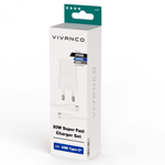 Vivanco Laddare med USB-C Kabel 20W Super Fast Charger Set