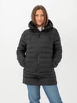 Rains Lohjal Long Puffer Jacket - Unisex - Sort - XS