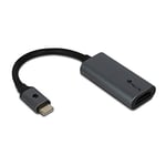 NGS Wonder HDMI - Adaptateur USB-C à HDMI Compatible avec 4K Ultra HD Video, avec Càble de 10cm