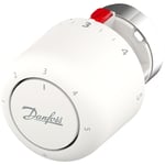 Danfoss - Aero ra/v Click, Vanne thermostatique de radiateur avec soufflet thermostatique rempli de gaz et capteur intégré