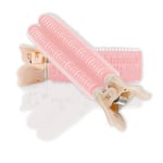 Clips de racine pour bigoudis voluminisants, bigoudis de cheveux moelleux naturels, pinces à rouleaux, pinces moelleuses de bricolage, fer à friser de coiffure en plastique, rose