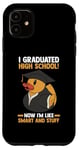 Coque pour iPhone 11 Graduation du lycée Duck