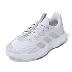 adidas Femme Solematch Control W Shoes-Low, FTWR White/Silver Met./Grey One, 38 EU