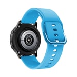 (Active 2 40mm 44mm Blue)Alkuperäinen ranneke Samsung Galaxy Watchiin Active 2 40mm 44mm silikoni urheiluranneke Korvausranneke 20mm kellon ranneke - kellon rannekkeet