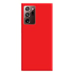 Coque silicone unie Mat Rouge compatible Samsung Galaxy Note 20 Ultra - Neuf