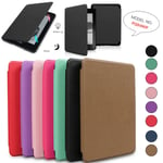 Pu Leather Smart Case Cover Magnetic Flip For Kindle Paperwhite 4 (2018/2019) Uk