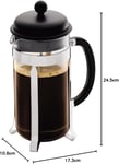 Bodum CAFFETTIERA Coffee Maker, Black, 8 Cup