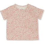 Konges Sløjd Reya tee – blossom mist, grenadine - 1-3m