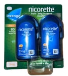 Nicorette Fruit 2mg Nicotine Pack of 4 x 20 Lozenges - 80 Lozenge - Free Post🚚