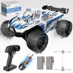 DEERC 9003E 1:14 All Terrain RC Cars, 40KPH High Speed Off Road RC Truck,4WD Remote Control Car with 2 Li-ion Batteries, Fast Extreme Monster Truck Toys Gifts for Kids and Adults