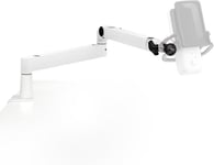 Elgato Wave Mic Arm LP White - Premium Low Profile Microphone with 