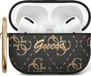 Guess Guess Guap2pg4gpk Airpods Pro 2 (2022/2023) Cover Black/Black 4G Hook