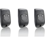 Somfy - lot de 3 télécommandes keytis ns 2 rts - télécommande pour portail et porte de garage - fréquence : 433,42 mhz