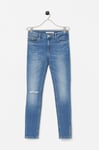 Calvin Klein - Jeans Skinny MR Illumi Des Bl Str - Blå