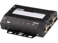 Aten 2-Port Rs-232/422/485 Secure Device Server Mit Poe - Gleichstrom - Poe - 1,3 W - 1,19 W - 100 - 240 V - 50 - 60 Hz - 9 - 48 V (Sn3402p)