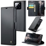 CaseMe Xiaomi 14 Fodral 023 Series Svart