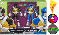 Donatello and Leonardo - Power Rangers x TMNT - Hasbro 6 inch Figures