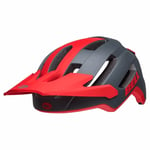 Casque 4Forty Air MIPS Gris/Rouge Taille M (52-56 cm) - Idéal pour le Trail Bell