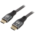 Cable hdmi 2.1 male des deux cotes 1m noir