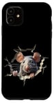 iPhone 11 Mouse Hole Peeking Mice Cute Mouse Costume Boys Girls Men Case