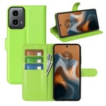 Moto G34      Pu Wallet Case    [Green]