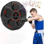 Musikboxningsmaskin Smart Musikboxningsmaskin Punching Bag med LED-ljus, Elektroniskt Boxningsmål med Bluetooth med Boxningshandskar för Barn/Vuxna