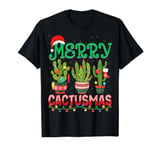 Merry Cactusmas Xmas Holiday Cactus Succulent Christmas T-Shirt