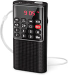 J-328 Small Radio Portable Rechargeable FM Radio,Walkman MP3 Digital Radio with