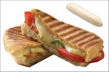 Panini Bread/Baguettes Italian Restaurant Quality for Toasting, Great Addition to Sandwich Press,Food Grill,hob,Oven or BBQ Suitable for Vegan, Vegetarian and Lactose Intolerance.Recipe list included.