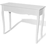 Table Coiffeuse, Coiffeuse Blanche Table Console mdf Pinède pour Salon pour Famille pour Couloir