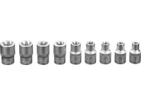 1/2" Torx Socket Wrenches, Set Of 9