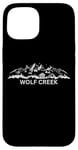 iPhone 15 Wolf Creek Colorado Ski Resort Mountain Silhouette Case