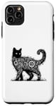 Coque pour iPhone 11 Pro Max T-shirt mystique chat mystique chat mandala mystique