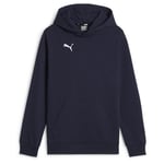 PUMA Hettegenser Teamgoal Casuals - Navy Barn, størrelse S/140 cm