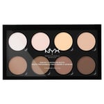 Korostus- ja varjostuspaletti NYX Highlight & Contour Pro, 2,7 g