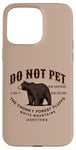 Coque pour iPhone 15 Pro Max White Mountains New Hampshire Ours noir souvenir drôle