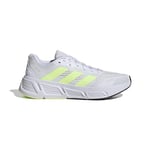 adidas Homme Questar 1.5 Chaussures de Course, Nuage Blanc Vert Cristal Blanc, 48 EU