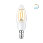 WiZ E14 Filament Lyspære 4,9W Wifi - Justerbar fargetemperatur 2700-6500 Kelvin - B-vare