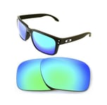 NEW POLARIZED CUSTOM GREEN LENS FOR OAKLEY HOLBROOK SUNGLASSES