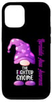 Coque pour iPhone 13 Pro Support violet pour sensibilisation à la violence narcissique