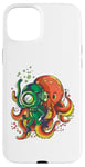 Coque pour iPhone 15 Plus Octopus Casque de plongée Kraken Kawaii Tentacule