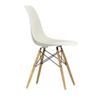 Vitra - Eames Plastic Chair DSW - 11 Pebble - Ash Honey Tone - Matstolar - Charles & Ray Eames - Vit - Metall/Trä/Plast